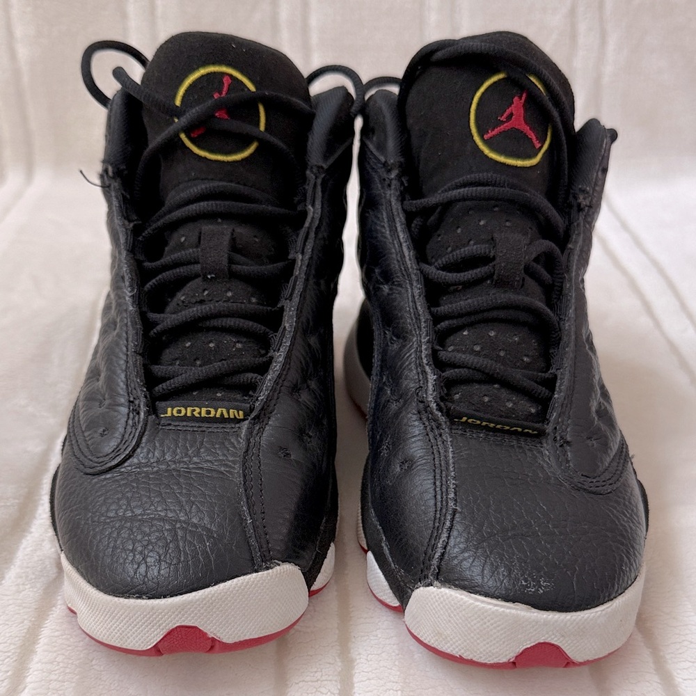 Air Jordan 13 Retro Playoffs Black Leather Sneakers 2023 Special Edition - Picture 4 of 7